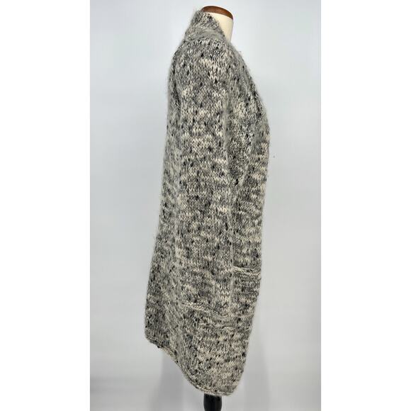 Vintage 1980’s Liz Claiborne Gray Open-Front Cardigan - Picture 5 of 13